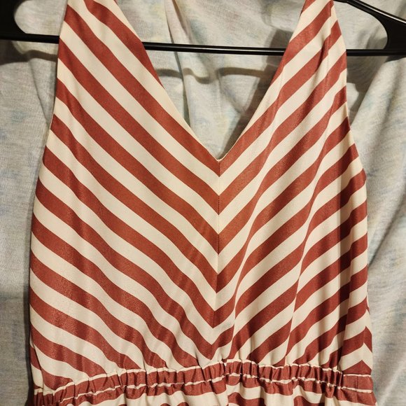 Ann Taylor Loft Mauve and Cream Sleeveless Dress Size XS - Picture 7 of 7